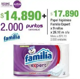 Jumbo Familia expert papel higiénico oferta
