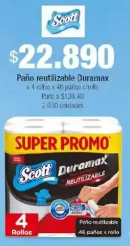 Jumbo Scott duramax paño reutilizable oferta