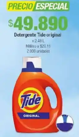 Jumbo Tide detergente original oferta