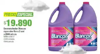 Jumbo Blancox desmanchador ropa color flor oferta