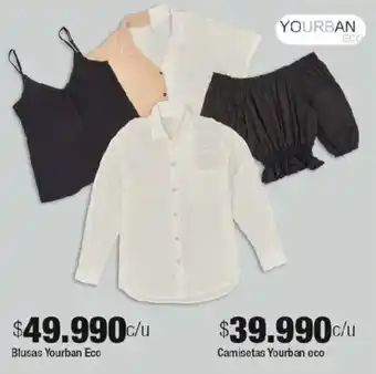 Jumbo Blusas yourban eco oferta