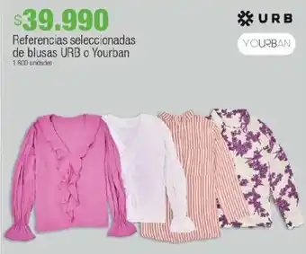 Jumbo Referencias seleccionadas de blusas urb o yourban oferta