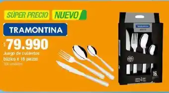 Jumbo Tramontina juego de cubiertos búzios oferta