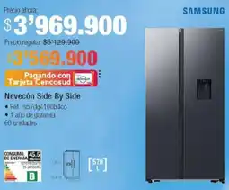 Jumbo Samsung nevecón side by side oferta