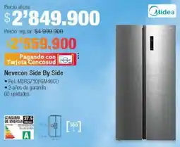 Jumbo Midea nevecón side by side oferta