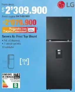 Jumbo LG Nevera no frost top mount oferta