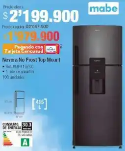 Jumbo Mabe nevera no frost top mount oferta