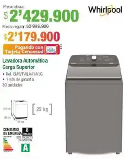 Jumbo Whirlpool automática carga superior oferta