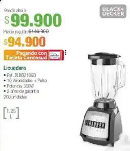 Jumbo Black+ decker licuadora oferta