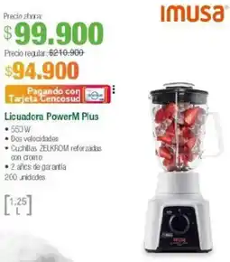 Jumbo Imusa licuadora powerm plus oferta