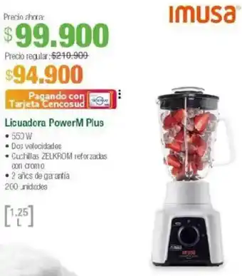 Jumbo Imusa licuadora powerm plus oferta