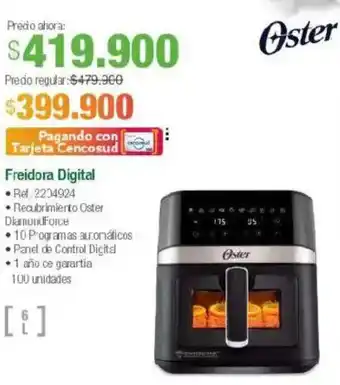 Jumbo Oster freidora digital oferta