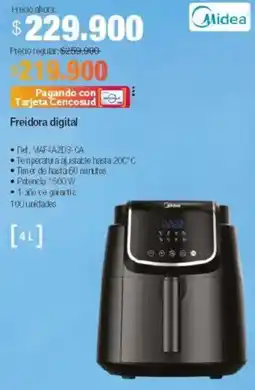 Jumbo Midea freidora digital oferta