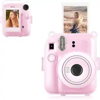 Falabella Protector para cámara instax mini 12 - Rosado Escarchado oferta