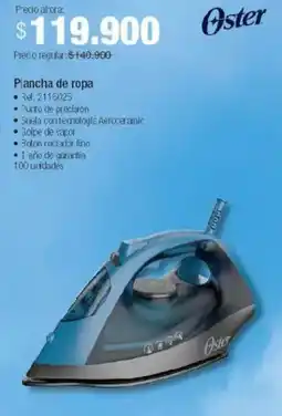 Jumbo Oster plancha de ropa oferta