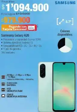 Jumbo Samsung galaxy A26 oferta