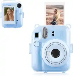 Falabella Protector para cámara instax mini 12 - Azul Escarchado oferta