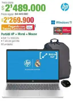 Jumbo HP portátil +moral + mouse oferta
