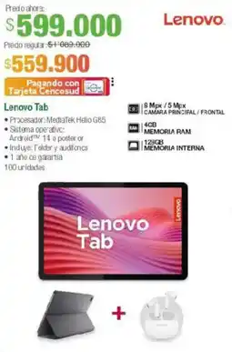 Jumbo Lenovo tab oferta