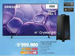 Jumbo Samsung smart tv led uhd 4k 85" oferta