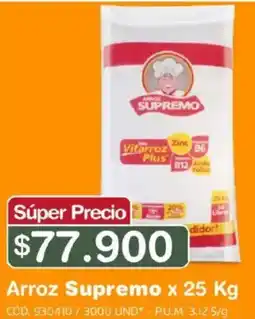 Makro Supremo arroz oferta