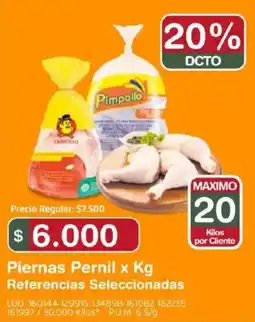 Makro Pimpollo piernas pernil oferta