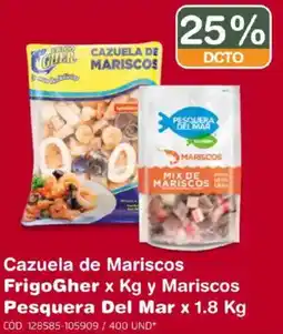 Makro Del mar cazuela de mariscos frigogher oferta