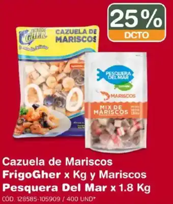 Makro Del mar cazuela de mariscos frigogher oferta