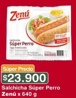 Makro Zenú salchicha súper perro oferta