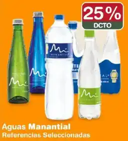 Makro Manantial aguas referencias seleccionadas oferta