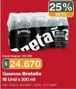 Makro Bretaña gaseosa oferta