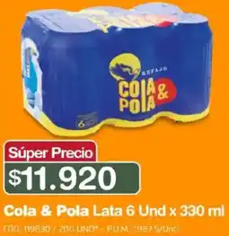 Makro Cola & pola lata oferta