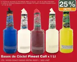 Makro Finest call bases de cóctel oferta