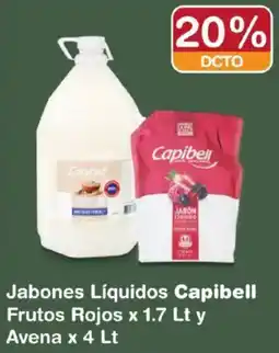 Makro Capibell jabones líquidos frutos rojos oferta