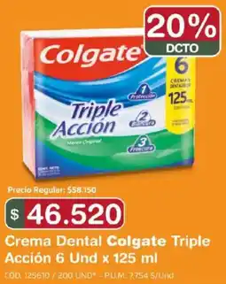 Makro Colgate crema dental triple acción oferta
