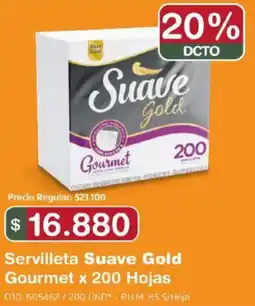 Makro Suave gold servilleta gourmet oferta