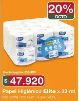 Makro Elite papel higiénico oferta