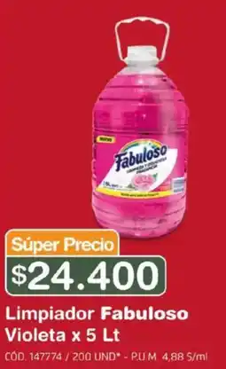 Makro Fabuloso limpiador violeta oferta