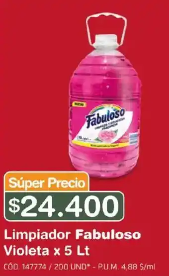 Makro Fabuloso limpiador violeta oferta