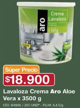 Makro Aro lavaloza crema aloe vera oferta