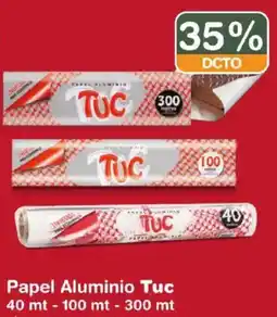 Makro Tuc papel aluminio oferta