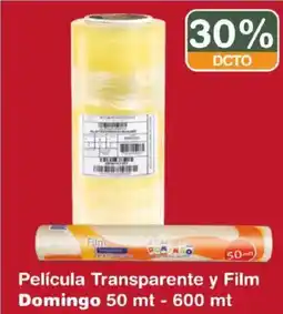 Makro Domingo película transparente y film oferta