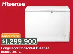 Makro Hisense congelador horizontal blanco oferta
