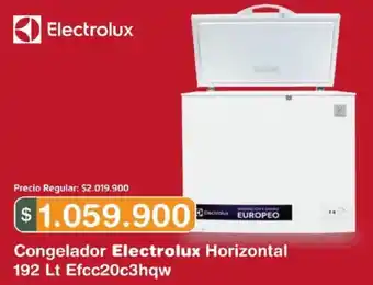 Makro Electrolux congelador horizontal oferta