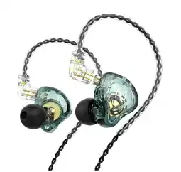 Falabella Audífonos Trn Mt1 Monitores In Ear Hifi VERDE CON MICROFONO oferta