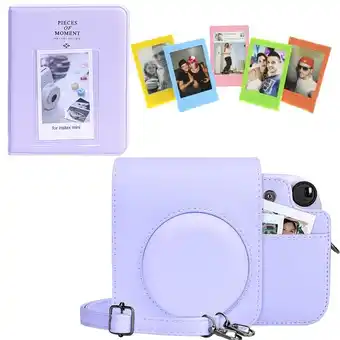 Falabella Combo Lila Instax Mini 12 Estuche + Álbum + Marcos oferta
