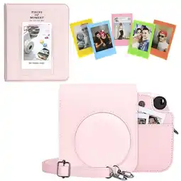 Falabella Combo Rosado Instax Mini 12 Estuche + Álbum + Marcos oferta