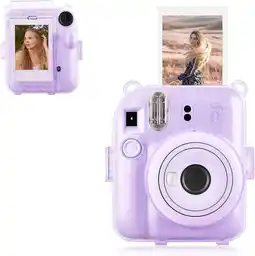Falabella Protector para cámara instax mini 12 - Lila Escarchado oferta