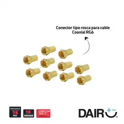 Falabella Terminal Coaxial Rg6 Rosca X 10 Und oferta