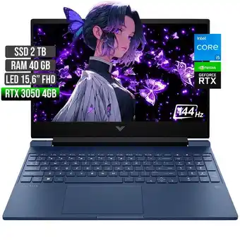 Falabella VICTUS INTEL CORE I5-12450H RTX 3050 4GB SSD 2TB RAM 40GB LED 15,6 FHD 144Hz oferta